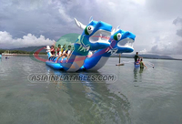 Bateau gonflable à Double ligne, équipement de jeu sur eau, loisirs, Design Dragon, cavalier d'océan, banane