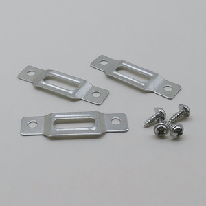 51*12mm antirrobo Enci hierro T tornillo Metal liso plata galvanizado seguridad foto marco colgador conjunto pared ocultar gancho - Product Image 6