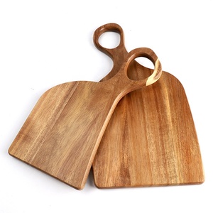 Petite <span class=keywords><strong>planche</strong></span> à découper pour aliments de cuisine <span class=keywords><strong>Planche</strong></span> à fruits et légumes en bois d'acacia avec canard mandarin Art pour usage domestique des enfants - Product Image 2