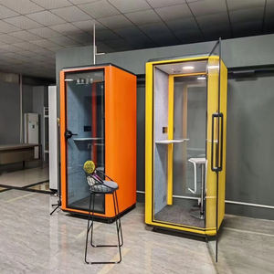 Salle de réunion insonorisée privée, cabine de réunion multi-personnes personnalisable, cabine téléphonique, espace de travail flexible à montage rapide - Product Image 3