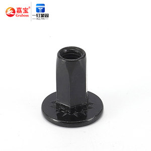 Hersteller von Befestigungselementen mit niedrigem Mindestbestellwert liefern <span class=keywords><strong>Auto</strong></span>-Sechskant-Prägenietenmuttern, große Flachkopf-Vollsechskant-Zugnietenmuttern M6M8 - Product Image 1