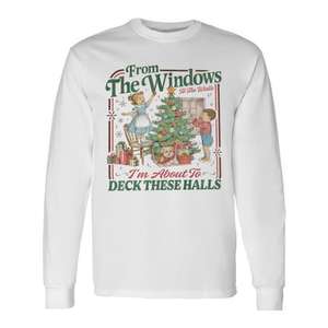 De la fenêtre aux murs, je vais transformer ces salles avec ce t-shirt à manches longues - Product Image 1