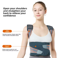 Correcteur de posture universel Cyrus Sports en néoprène respirant avec ceinture de soutien des épaules et support lombaire universel