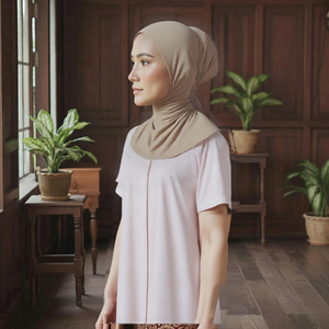 Kilang OEM Casual Women's Autumn Breathable Cotton Viscose Inner Ninja Sweater Private Label Production Anti-Pekek Sejuk Tak - Product Image 3