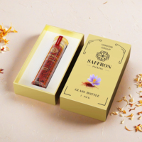 Boîtes de Luxe Cylindriques avec Scellage Sécurisé pour Rangement de Safran, Bocal à Épices avec Bouchon en Bois, Logo Personnalisé et Boîtes