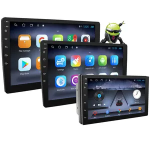 Evrensel araç DVD oynatıcısı 7 inç dokunmatik ekran 2 Din TS7 Android araba radyo çift yuvalı araba müzik seti GPS navigasyon WIFI BT
