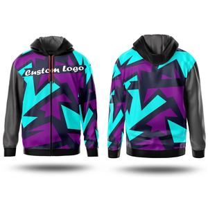 Sweat à capuche zippé personnalisé avec logo pour homme, veste en polaire chaude d'hiver, streetwear unisexe, vente en gros en vrac, OEM ODM - Product Image 1