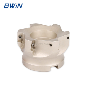 Fraiseuse frontale Bwin BAP300R BAP400R-80-27-6T 90° °   Fraise à ébavurer carrée pour plaquettes APMT1135/1604 - Product Image 1