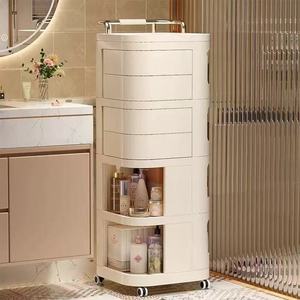 Syf S Beauty Salon <b>Trolley</b> Storage Rack, Movable Cosmetics Storage Cabinet, Multi-layer Organizer with Casters - Product Image 5