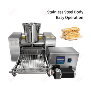 Automatique 6/<span class=keywords><strong>8</strong></span>/9/10 pouces retournement empilage multicouche fromage crêpe gâteau fabricant nouveau 220v anniversaire mille couche gâteau Mille Maker - Product Image 3