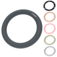 ZJFIT Ensemble de Fitness Personnalisé Couleur Logo pour Gymnastique à Domicile Accessoires de Yoga Pilates Barre d'Haltères Poutre Haltère en Silicone Anneau de Puissance Tapis de Yoga