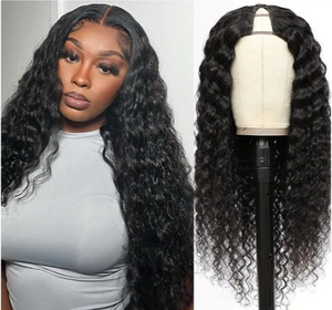 Peruca de Parte V de 24-26 Polegadas de Cabelo Humano 100% Virgem Brasileiro, Perucas de Cabelo Humano Liso de 180% de Densidade para Mulheres Negras - Product Image 6