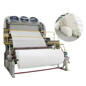 Machine de fabrication de papier de soie en bambou Haozheng Recyclage du papier hygiénique Prix de la ligne de production