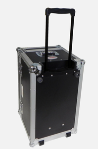 14u <span class=keywords><strong>amp</strong></span> Rack ATA trường hợp du lịch cho djs & nhạc sĩ-Chrome thép phần cứng với bánh xe nặng bánh xe-20 "trong chiều sâu - Product Image 5