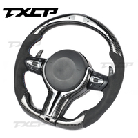 Volant en fibre de carbone avec LED, compatible avec BMW M2 M3 M4 M5 M6 X5M X6M F10 F11 F07 F18 F90 F12 F06 F13 F01 F02 F03 F91 X1 X2 X3 X4 X5 X6