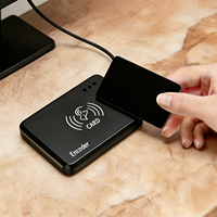 Lecteur/enregistreur de cartes USB RFID intelligent pour hôtel, fabriqué en usine, encodeur et émetteur de cartes-clés pour hôtels et appartements