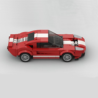 Ensemble de construction créatif MOC ZC110921-Modèle mini-pièce Ford GT Supercar-Cadeau de jouet de construction pour garçons