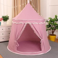 Tente de jeu gonflable portable en métal pour enfants, grande capacité, pour intérieur, cadeau de Noël, château de jeu pour enfants