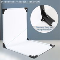 Kit de fond de table KAMPHO pour maquillage cosmétique, accessoire de fond de studio portable pour la photographie