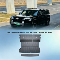 Tapis de protection arrière et tapis de coffre en TPE épaissi imperméable, compatible avec les accessoires BYD Titanium 7 Ti7