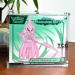 กล่องแสดงพิเศษโปเกมอนอะคริลิค TCG ป้องกันรังสียูวีและป้องกันการเกิดออกซิเดชันกล่องโค้ชชั้นยอดปกป้องได้ดีกว่า - Product Image 1