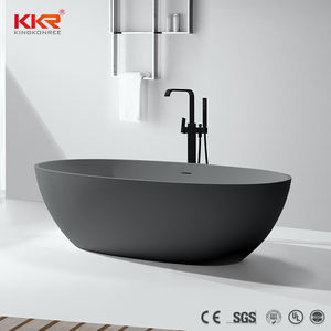 Concrete Grey Stone Solid Surface Marble Vintage <strong>Bathtub</strong> - Product Image 5