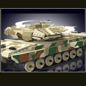 Yuxing 20020 - Modelo de Tanque Militar Leopard 2, Bloques de Construcción Eléctricos con Control Remoto, Ensamblados para Niños, Juego en Interiores y Exteriores - Product Image 2