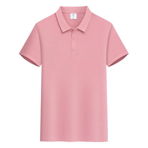 <b>Polo</b> Shirt Cotton Solid Color Moisture Wicking Daily Wear Short Sleeve Collared Uniform - Product Image 3
