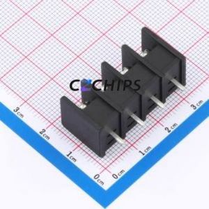 DBT30C-7.62-4P-BK-P Barrier Terminal Block Through hole Component (THT),P=7.62mm Connector Two Sides 7.62mm 1x4P Straight Pin - Product Image 2