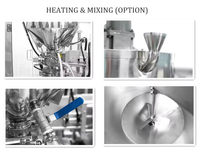 Machine de remplissage et de scellage automatique de tubes en aluminium en plastique Henwi Cream/Cosmetics -- Machine rotative de pliage et de scellage à ultrasons