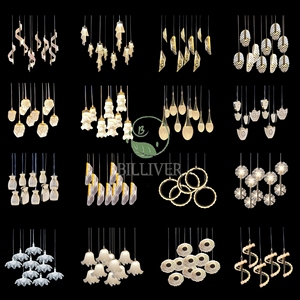 โคมไฟระย้าขนาด<span class=keywords><strong>เล็ก</strong></span>10หัวติดเพดานสำหรับโรงแรมหรือบนเวทีใช้ในงานแต่งงานโคมไฟระย้าคริสตัลหรูหราสำหรับเพดานสูง - Product Image 4