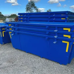 Factory Steel Skip Bin Garbage Can Skip Container Dumpster for Recycling for Machinery Repair Shops