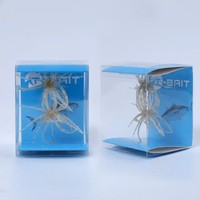 Nouvel Arrivage Leurre Souple PVC Imitation Urène de Mer 8.8g 2.6g, Type Ver, Noir, pour Eau Salée, Boule de Gallbladder Flottante