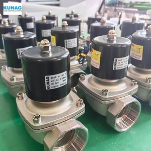 Válvula Solenoide Bidireccional KUNAG 3013 A 50 F de Acero Inoxidable DN50, Válvula de Control de Agua con Puerto de 2 Pulgadas, DC 24V - Product Image 1