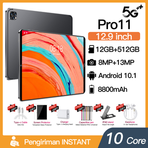 2026 phiên bản toàn cầu <span class=keywords><strong>Android</strong></span> Pad 12.9 <span class=keywords><strong>inch</strong></span> 12GB RAM 512GB Rom hệ thống <span class=keywords><strong>Android</strong></span> mạng wifi toàn màn hình máy tính bảng PC thẻ <span class=keywords><strong>Sim</strong></span> kép - Product Image 3