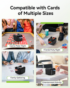 Kpaw thẻ trò chơi tự động Poker đại lý Thẻ điện tử đại lý 3 boong cho 12 người chơi với 4 Điều khiển từ xa vẽ - Product Image 2