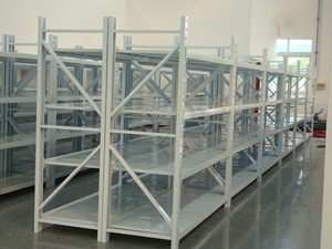 Estanterías de Almacenamiento Ligeras Mracking de 200-500 kg, Altura de Niveles Ajustable, Estanterías de Almacenamiento para Almacén, Estanterías Ligeras de Acero Metálico - Product Image 6