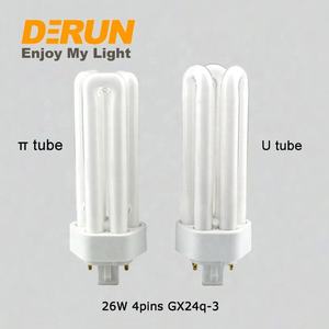 Tuổi thọ dài CRI80 Plug-in Compact đèn huỳnh quang PL-Ba đèn 4 chân gx24q cơ sở CFL 3 ống tiết kiệm năng lượng ánh sáng, CFL-PLT - Product Image 3