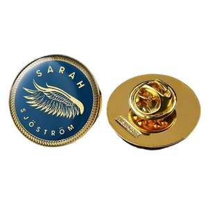 Aangepaste hard-emaille reversnaden met Chinese karakters, metalen badge fabrikant - Product Image 4