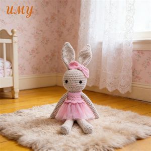 Giocattolo Coniglietta <span class=keywords><strong>Ballerina</strong></span> all'Uncinetto in Cotone Lavorato a Maglia, Bambola Coniglio <span class=keywords><strong>Bianca</strong></span> Carina Fatta a Mano con Tutù, Amigurumi per Bambini - Product Image 3