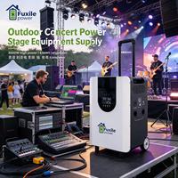 Générateur d'énergie portable de grande capacité 4,5 kWh, sortie continue 3000 W, plus de 6000 cycles de vie, IP20, conception chariot, batterie de secours domestique