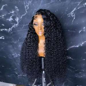 วิกผมผู้หญิง<span class=keywords><strong>ผม</strong></span>แท้แบบเวอร์จิ้น 8-30 นิ้ว <span class=keywords><strong>ผม</strong></span>มอนโกเลียแบบแอฟโฟร<span class=keywords><strong>หยิก</strong></span>ฟู วิกผมลูกไม้แบบเต็มศีรษะแบบโปร่งใส พร้อมผมเบบี้แฮร์ - Product Image 1