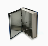 Mini boîte en métal en forme de livre pour chocolats, emballage alimentaire, style livre d'histoires, boîte à bonbons, étui métallique