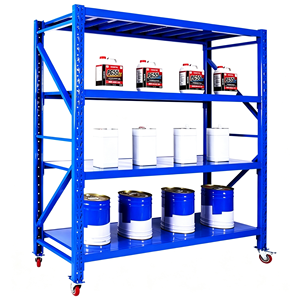 Stainless Steel Swivel Casters 4 Tier NSF Certified Commercial Metal Shelving Unit With Wheels Warehouse <b>Storage</b> Solution - Product Image 1