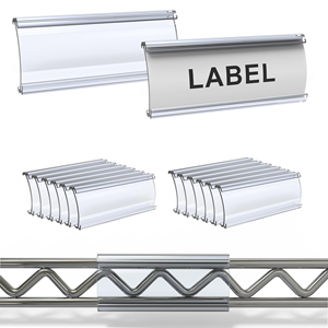 Hookei Premium Transparent PVC Eco-Friendly Non-Phthalate Data Strip Label Holder for Supermarket Shelf Price Display - Product Image 1