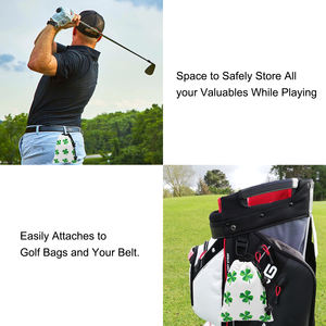 กระเป๋าใส่ของมีค่าสำหรับเล่นกอล์ฟหนัง PU กันน้ำกระเป๋าขนาดเล็กปักโลโก้ได้ตามต้องการ - Product Image 5