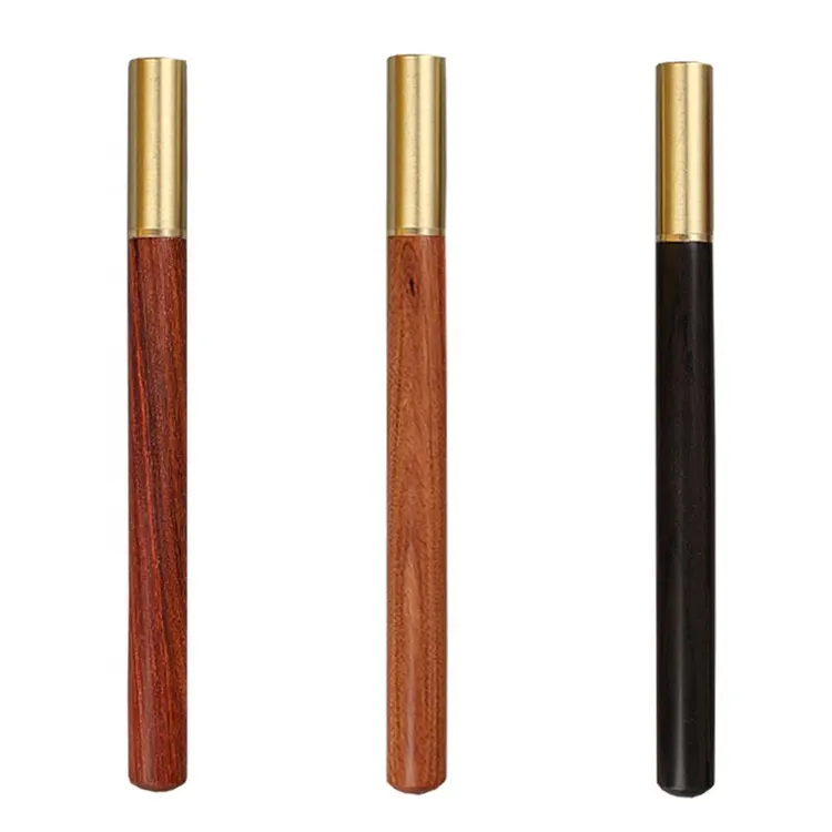 Hersteller Großhandel Stifte mit benutzer definierten Logo Metall Stift Stift Holz hand gefertigte Schnitzerei hand gefertigten Holz Messing Stift
