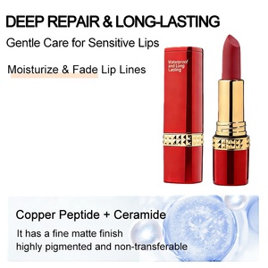 LOZEE รับผลิตลิปสติกแบบ OEM/ODM <span class=keywords><strong>ลิปสติก</strong></span>เนื้อแมทท์ กันน้ำ แบบหลอด <span class=keywords><strong>เนื้อ</strong></span>กำมะหยี่ ราคาแข่งขัน - Product Image 3