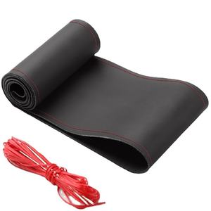 Funda Deportiva para Volante de Cuero, Cosida a Mano, Compatible con Volkswagen Tiguan L, Lavida, Passat, <span class=keywords><strong>Bora</strong></span>, Golf 7, Toyota, Ford - Product Image 5