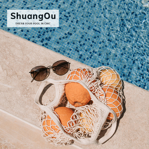 Hồ bơi khảm gạch nhà máy sứ khảm thô sáng hồ bơi Gạch gốm khảm cho hồ bơi gạch - Product Image 3